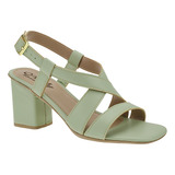 Sandalia Casual Feminina Salto