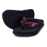 Sandalia chinelo Kenner Original Kivah Pro Cushy Preto pink