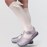 Sandalia Com Meia Pimpolho Inverno Frio Kit Infantil Menina
