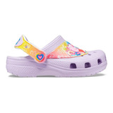 Sandália Crocs Classic Funlab I Am Peppa Pig Clog Lavender
