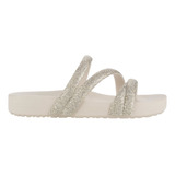 Sandália Feminina Adulta Zaxy Glitter 18956 Original