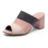 Sandália Feminina Ankle Boot De Salto Bloco Grosso Conforto
