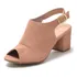 Sandália Feminina Ankle Boot Salto Bloco Grosso Conforto
