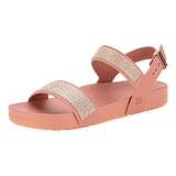 Sandália Feminina Flat Glow Zaxy 18994