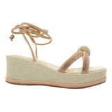 Sandalia Feminina Flat Plataforma