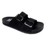 Sandalia Feminina Papete Birken Flat Brilho