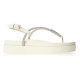 Sandalia Feminina Pedraria Flatform