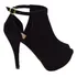 Sandália Feminina Plataforma Estilete Meia Pata Ankle Boot