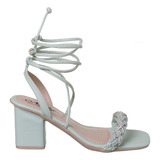 Sandalia Feminina Salto Bloco