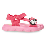 Sandália Grendene Kids Disney Easy Baby Cor Rosa rosa Liso Tamanho 20 21 Br