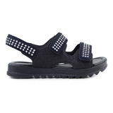 Sandália Infantil Feminina Bibi Flat Form Preto 119803