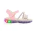 Sandalia Papete Infantil Feminino Com Led Menina Funfy 2303a