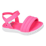 Sandália Papete Infantil Pampili Candy Pink Neon