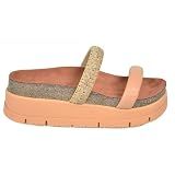 Sandalia Papete Moleca Feminina Birk Conforto Chinelo Nude -Nude- BR- Adulto- Numérico- 34-