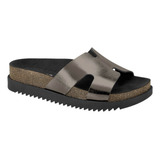 Sandália Papete Moleca Flat Feminina Birken Slide Conforto