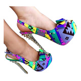Sandalia Peep Toe Importada