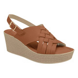 Sandália Piccadilly Anabela Tamanco Esporão Conforto 628003