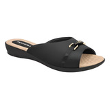 Sandália Piccadilly Feminino Anabela Tamanco Conforto 500375