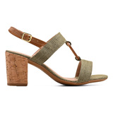 Sandalia Salto Bloco N28