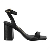 Sandália Santa Lolla Soft Preto Salto Grosso Nf