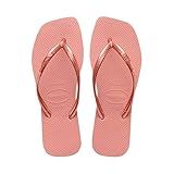 SANDALIAS HAVAIANAS SLIM SQUARE N 35 36 ROSA CROCUS