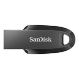  Sandisk 128gb Ultra Curve Usb 3.2 Flash Drive Preto Até 100