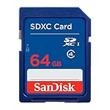 SanDisk 64GB Classe 4 SDXC Memória Flash Do Cartão SDSDB 064G B35 Etiqueta Pode Alterar 