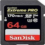SanDisk Cartão 64GB Extreme PRO SDXC UHS I C10 U3 V30 4K UHD Cartão SD SDSDXXY 064G GN4IN