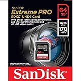 Sandisk Cartão 64gb Extreme Pro Sdxc Uhs-i - C10, U3, V30, 4k Uhd, Cartão Sd - Sdsdxxy-064g-gn4in