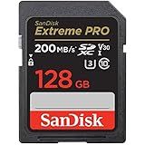 SanDisk Cartão De Memória 128 GB Extreme PRO UHS-I SDXC -200 MB-s-
