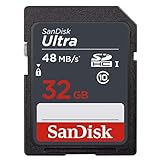Sandisk Cartão De Memória 32 GB SD Classe 10 SDHC Flash 48 MB S  FBA 118882