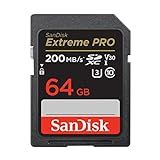 Sandisk Cartão De Memória 64gb Extreme Pro Sdxc Uhs-i - C10, U3, V30, 4k Uhd, Cartão Sd - Sdsdxxu-064g-gn4in, Cinza Escuro/preto