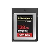 Sandisk Cartão De Memória Extreme Pro 128 Gb Cfexpress Type-b, 1700 Mb/s De Leitura, 1200 Mb/s De Gravação