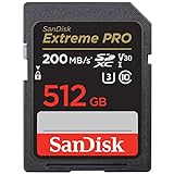 SanDisk Cartão De Memória Extreme PRO 512GB UHS I U3 SDXC