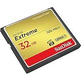 SanDisk Cartão De Memória Flash Compacto Extreme 32 GB UDMA 7 Velocidades Até 120 MB S SDCFXS 032G X46