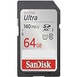 Sandisk Cartão De Memória Flash Ultra Sdxc 64gb 80mb/s C10 (sdsdunc-064g-an6in), Vermelho