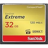 SanDisk Cartão De Memória SDCFXSB 032G G46 CF Extreme 32GB 120MB S Classe 10