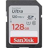 SanDisk Cartão De Memória SDXC Ultra UHS I Classe 10 U1 De 128 GB 120 MB S De Leitura 10 MB S De Gravação