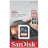 SanDisk Cartão De Memória Ultra 32GB Classe 10 SDHC UHS 1 Até 48MB S SDSDUNB 032G