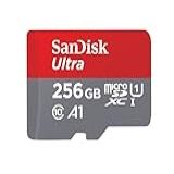 SanDisk Cartão De Memória Ultra MicroSDXC UHS I De 256 GB Com Adaptador 120 MB S C10 U1 Full HD A1 Cartão Micro SD SDSQUA4 256G GN6MA
