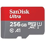 SanDisk Cartão De Memória Ultra MicroSDXC UHS I De 256 GB Com Adaptador Até 150 MB S C10 U1 Full HD A1 Cartão MicroSD SDSQUAC 256G GN6MA Nova Versão 