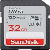 Sandisk Cartão De Memória Ultra Sdhc Uhs-i De 32 Gb - 120 Mb/s, C10, U1, Full Hd, Cartão Sd - Sdsdun4-032g-gn6in