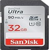 SanDisk Cartão De Memória Ultra SDHC UHS I De 32 GB 90 MB S C10 U1 Full HD Cartão SD SDSDUNR 032G GN6IN