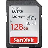 Sandisk Cartão De Memória Ultra Sdxc Uhs-i De 128 Gb - 120 Mb/s, C10, U1, Full Hd, Cartão Sd - Sdsdun4-128g-gn6in