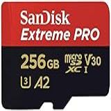 SanDisk Cartão Extreme 256GB MicroSDXC UHS I Com Adaptador SDSQXAO 256G GN6MA