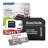 SanDisk Cartão Micro SDHC Ultra SDSQUNS 032G GN3MN 32GB 80MB S UHS I Classe 10