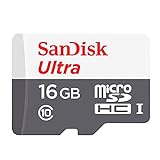 Sandisk Cartão Microsdhc Ultra Sdsquns-016g-gn3mn 16gb 80mb/s Uhs-i Classe 10