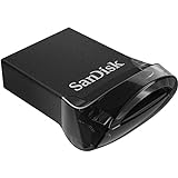 Sandisk Flash Drive Usb 3.1 Ultra Fit De 256 Gb - Sdcz430-256g-g46, Preto