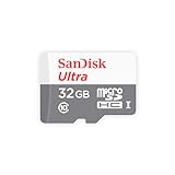 SanDisk Ultra 32GB UHS I Class 10 Micro SDHC Cartão De Memória Com Adaptador   SDSDQUAN 032G G4A