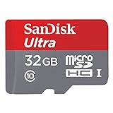 SanDisk Ultra 32GB UHS I Class 10 Micro SDHC Cartão De Memória Com Adaptador SDSDQUAN 032G G4A